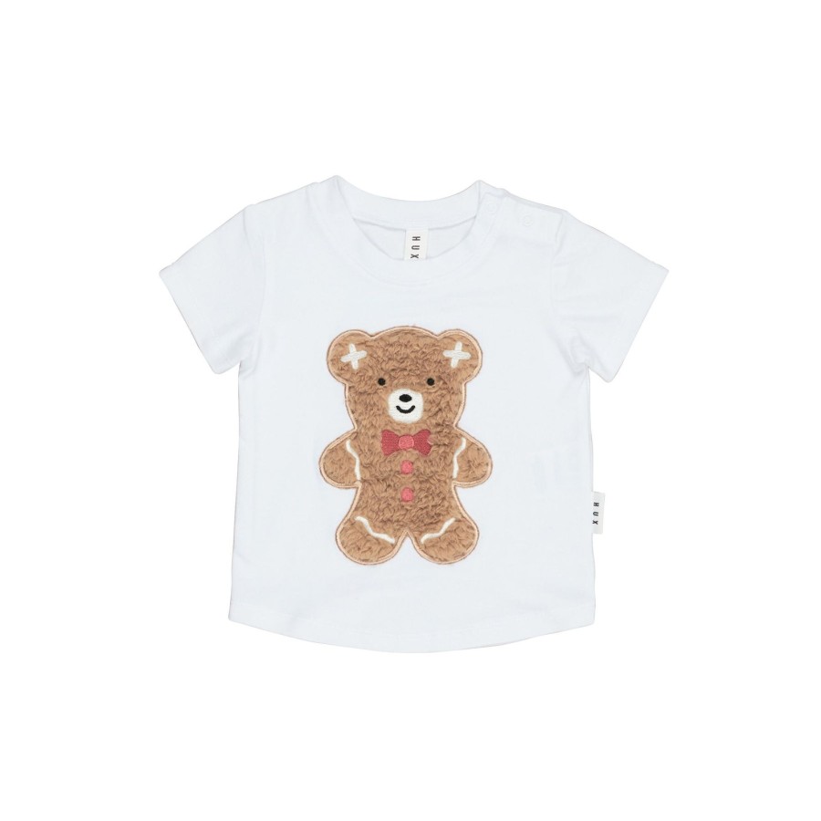 Baby [0-23M] Huxbaby Tops | Huxbaby Fur Gingerbread T-Shirt