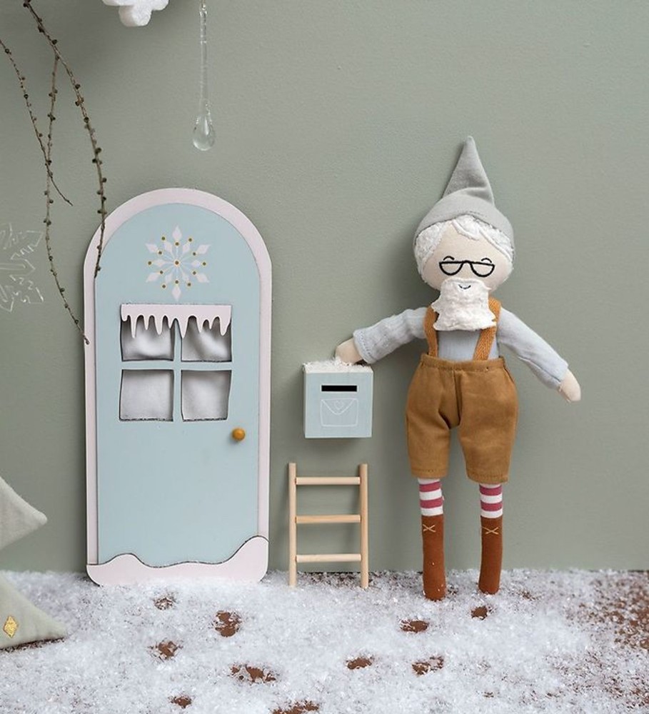 Play + Learn Fabelab Role Play | Christmas Elf Door - Winter Wonderland - Foggy Blue