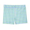 Baby [0-23M] Milky Swim | Milky Blue Gingham Swim Short - Ice Blue