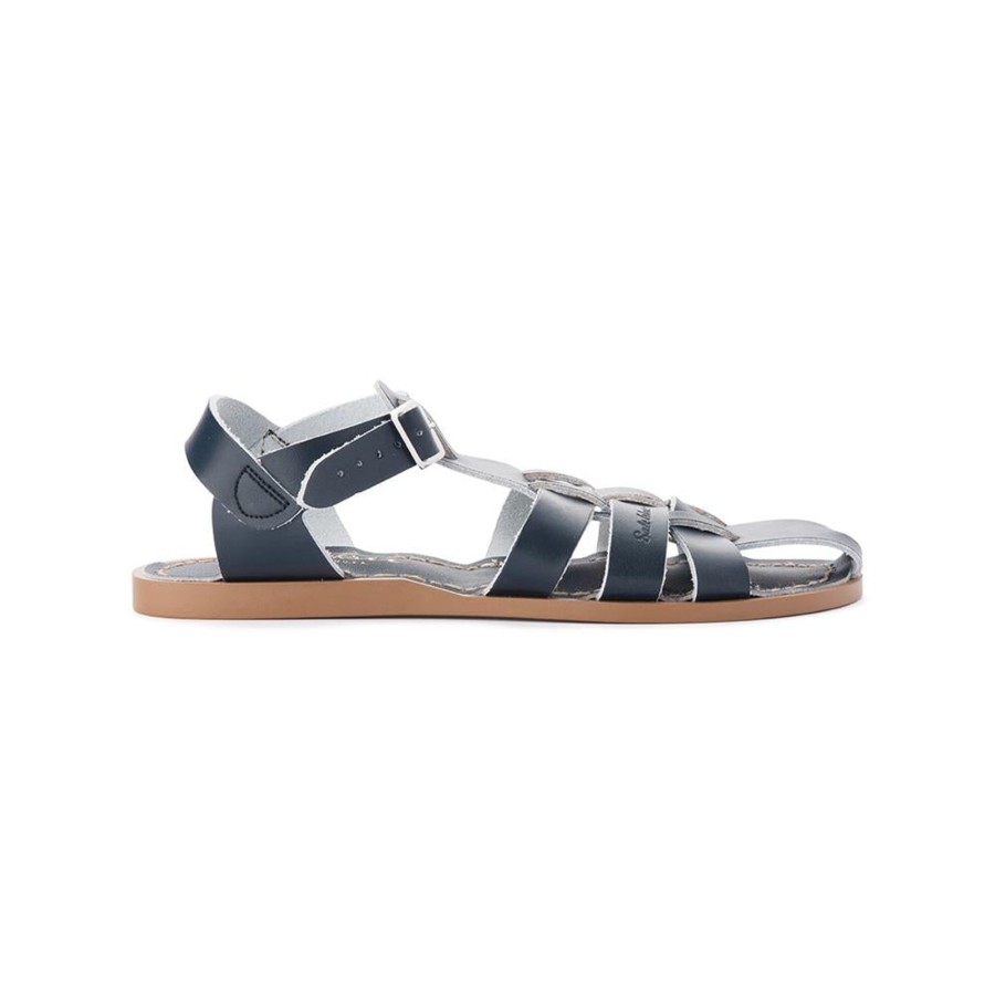 Child [2-14] Saltwater Sandals Footwear | Saltwater Sandals Shark Navy