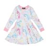 Child [2-14] Rock Your Baby Dresses | Rock Your Baby Fantasia Long Sleeve Waisted Dress