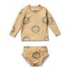 Child [2-14] Wilson & Frenchy Swim | Wilson And Frenchy Rashie Swim Set Shine On Me