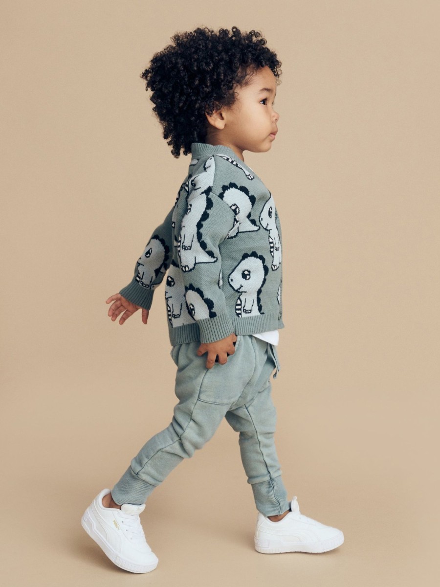 Child [2-14] Huxbaby Jumpers | Huxbaby Dino Boxy Cardi