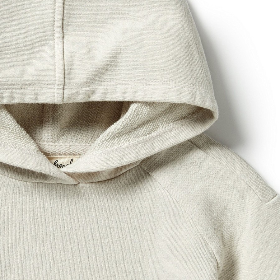 Child [2-14] Wilson & Frenchy Jumpers | Wilson And Frenchy Organic Terry Hooded Sweat - Birch