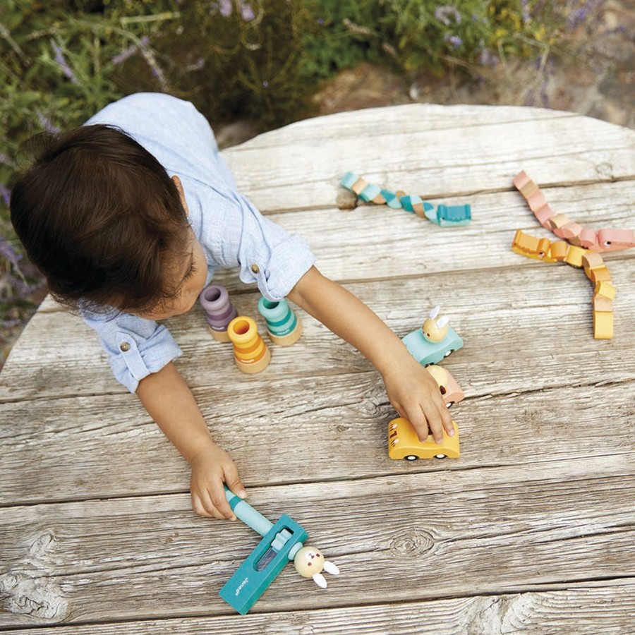 Play + Learn Janod Wooden Toys | Janod - Articulated Animals | Assorted