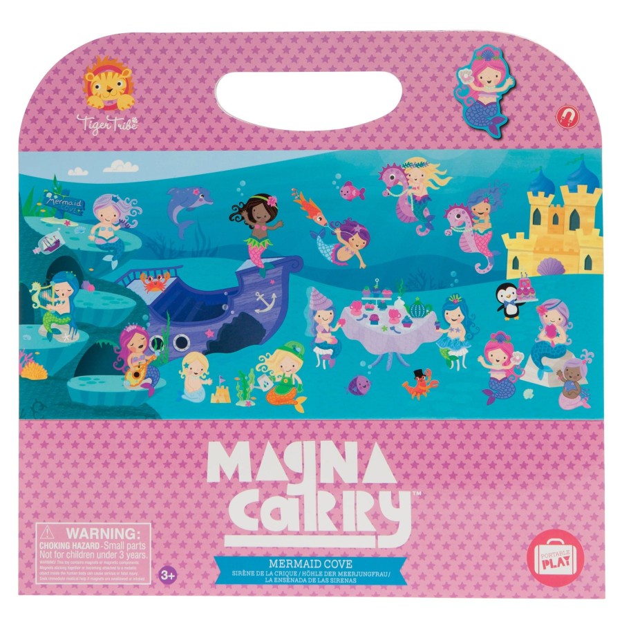 Play + Learn Tiger Tribe Magnet Play | Magna Carry - Mermaid Cove