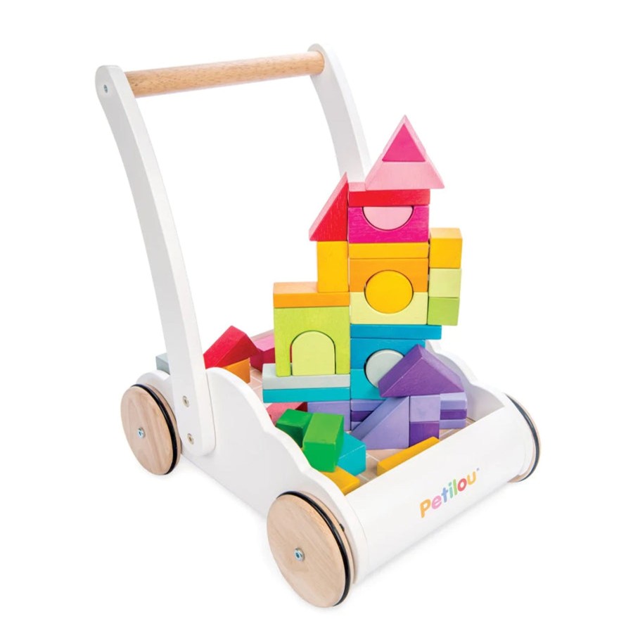 Baby [0-23M] Petilou Wooden Toys | Rainbow Cloud Walker