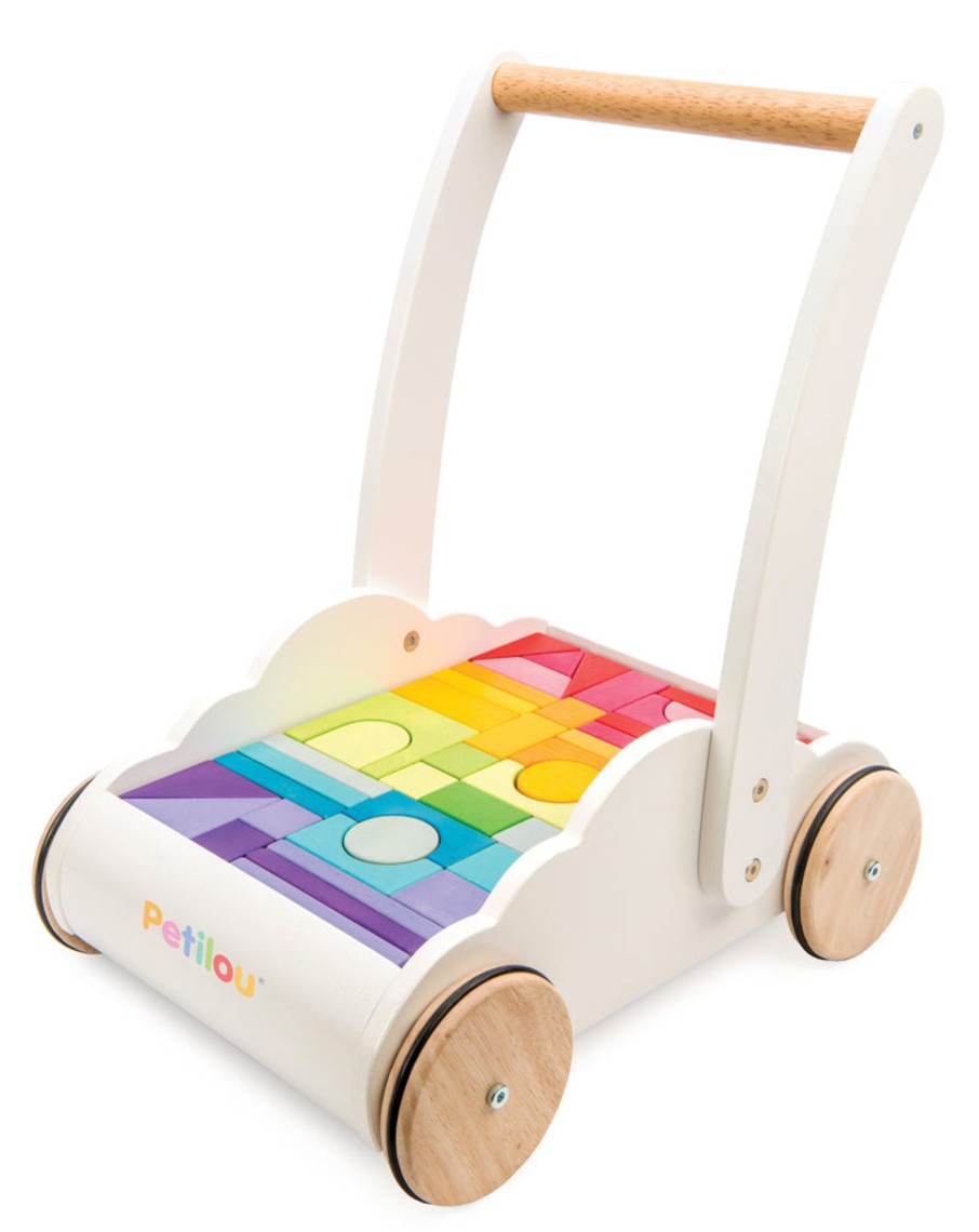 Baby [0-23M] Petilou Wooden Toys | Rainbow Cloud Walker