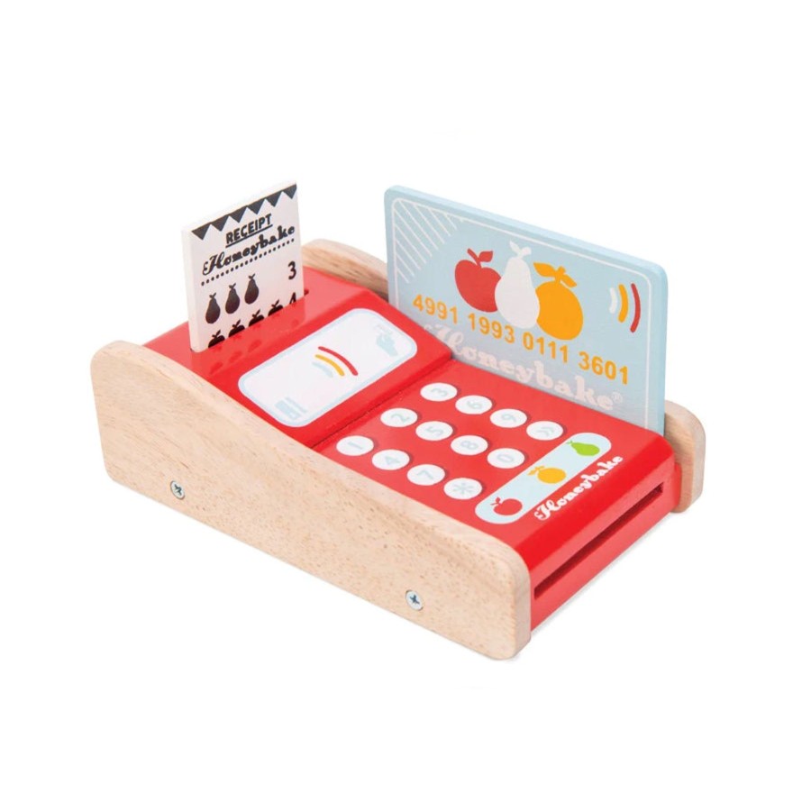 Play + Learn Le Toy Van Role Play | Wooden Eftpos Card Machine