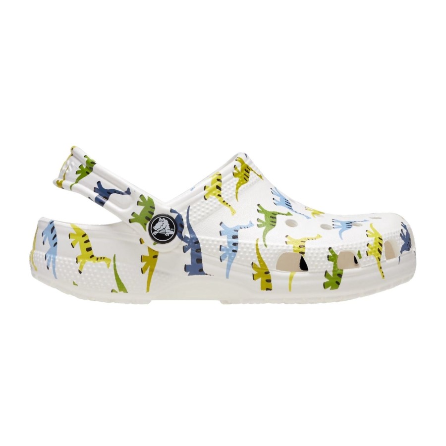 Baby [0-23M] Crocs Footwear | Crocs Classic Character Print Clog - Dinosaur