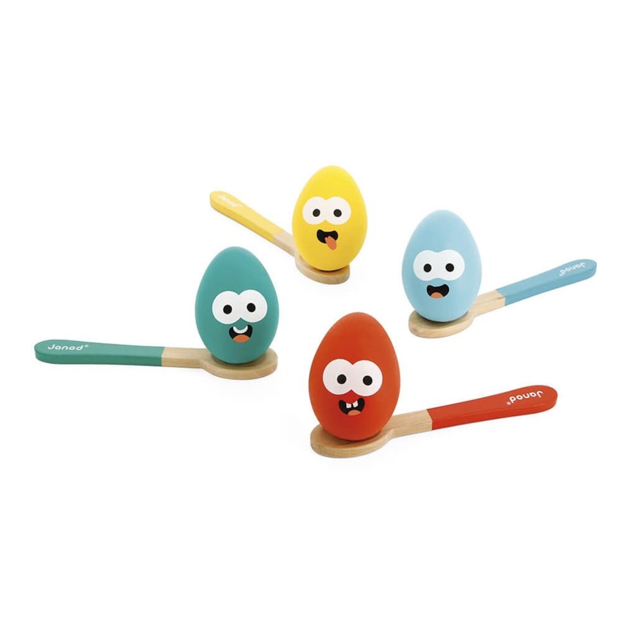 Play + Learn Janod Wooden Toys | Janod - Egg And Spoon Race