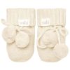 Baby [0-23M] Toshi Booties + Mittens | Toshi Organic Booties - Marley / Feather