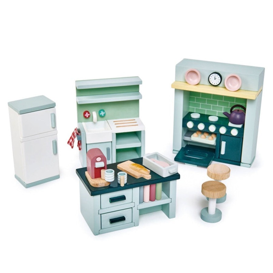 Play + Learn Tenderleaf Doll Houses | Dovetail Kitchen Set