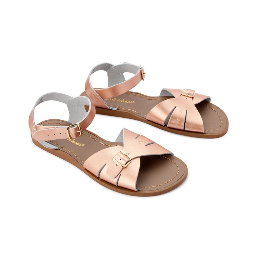 Child [2-14] Saltwater Sandals Footwear | Saltwater Sandals Classic Rose Gold