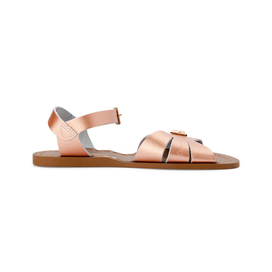 Child [2-14] Saltwater Sandals Footwear | Saltwater Sandals Classic Rose Gold