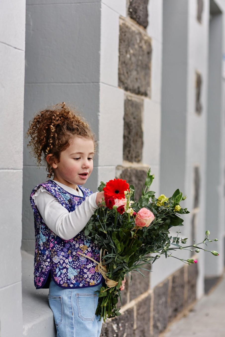 Child [2-14] Milky Outerwear | Milky Quilted Vest - Winter Bouquet