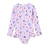 Baby [0-23M] Milky Swim | Milky Seashell Long Sleeve Swimsuit - Blossom Pink