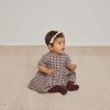 Baby [0-23M] Quincy Mae Dresses | Quincy Mae Brielle Dress - Plum Gingham