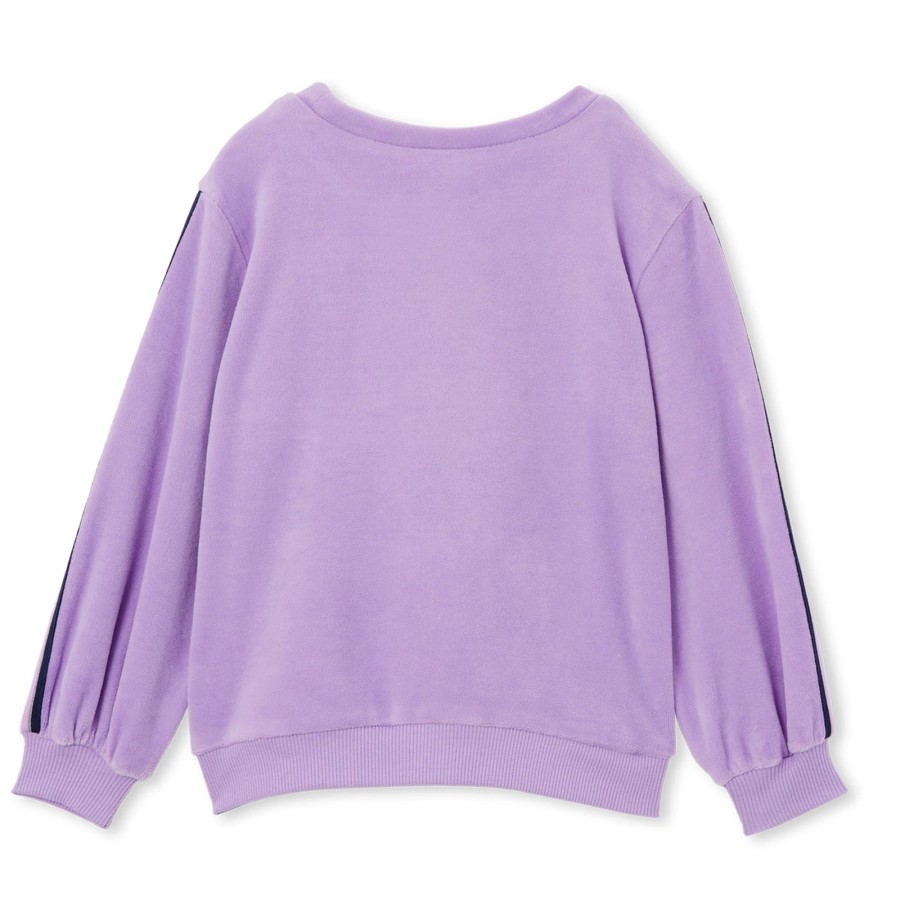 Baby [0-23M] Milky Jumpers | Milky Velour Detail Sweat - Lilac