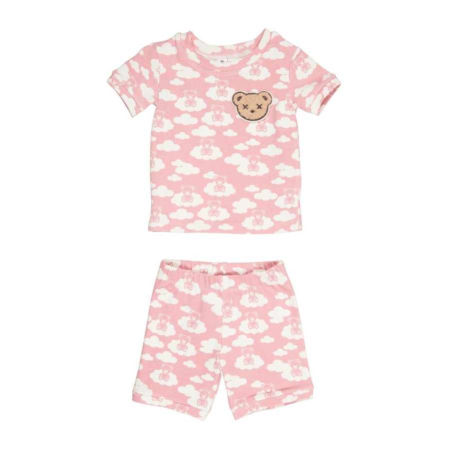 Child [2-14] Huxbaby Sleep | Huxbaby Cloud Bear Dusty Rose Pyjama Set