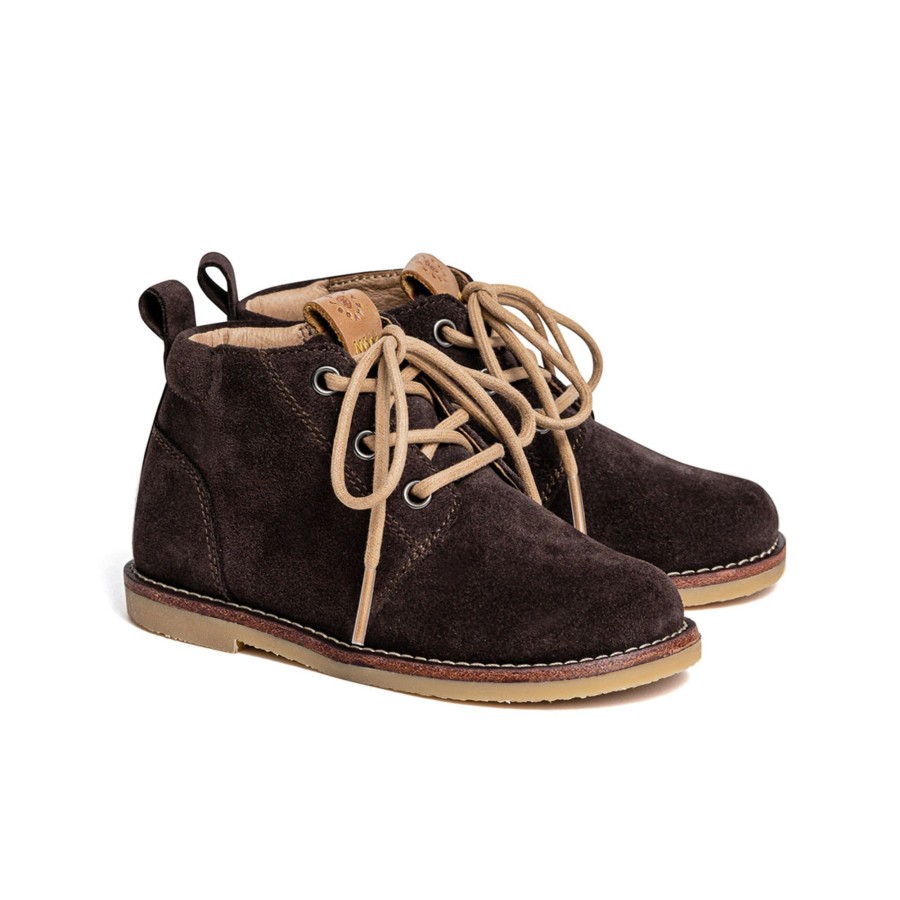 Child [2-14] Pretty Brave Footwear | Pretty Brave Desert Boot - Chocolate