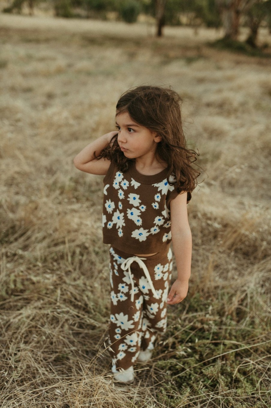 Child [2-14] Grown Tops | Grown Organic Knit Top - Petal