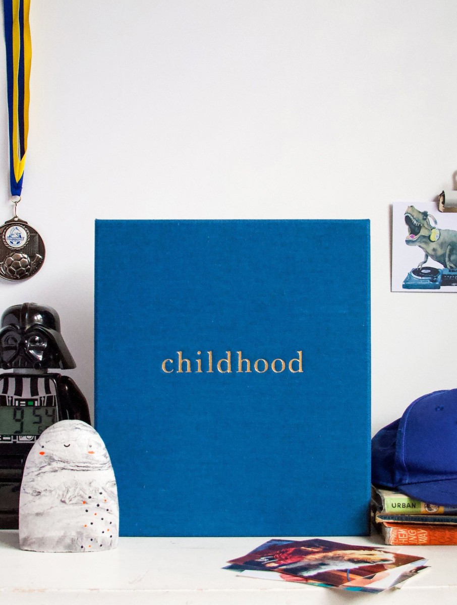 Grown Ups Write to Me | Write To Me - Childhood Memories - Royal Blue (Boxed)