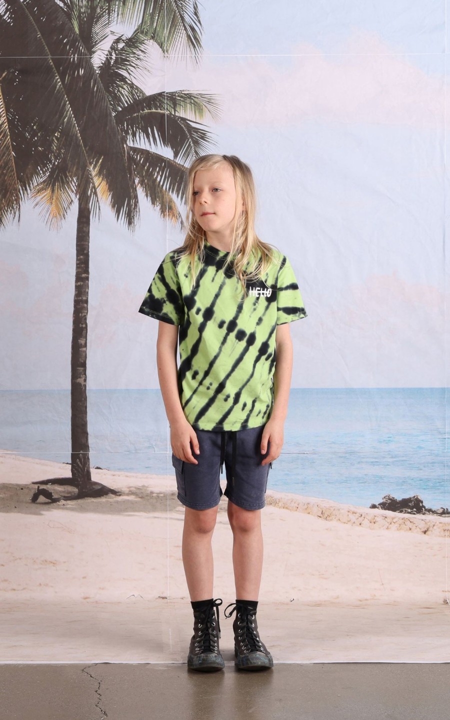 Child [2-14] Minti Tops | Minti Flare Tee - Lime