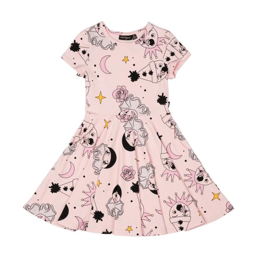 Child [2-14] Rock Your Baby Dresses | Rock Your Baby Pierrot Waisted Dress