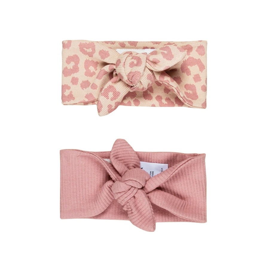 Child [2-14] Huxbaby Hair Accessories | Huxbaby Headband 2 Pack - Peach Hux/Dusty Rose