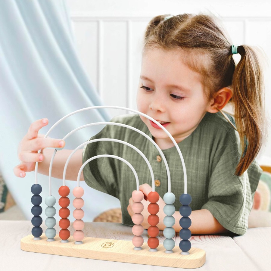 Baby [0-23M] Speedy MonOnline Wooden Toys | Speedy Monkey - Rainbow Abacus