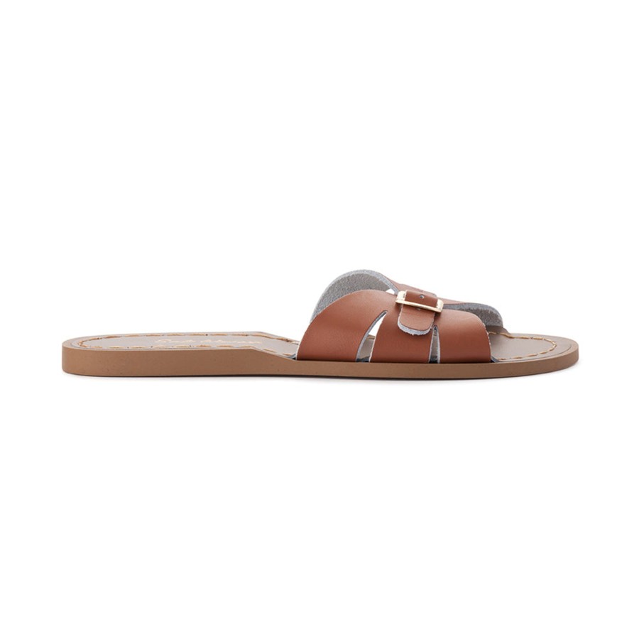 Grown Ups Saltwater Sandals | Saltwater Sandals Adults Classic Slides Tan