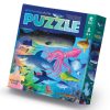 Play + Learn Crocodile Creek Puzzles | Foil Puzzle 60 Piece - Shimmer Shark