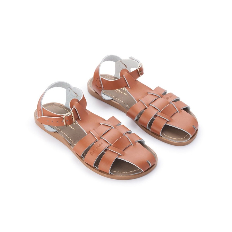 Grown Ups Saltwater Sandals | Saltwater Sandals Adults Shark Tan