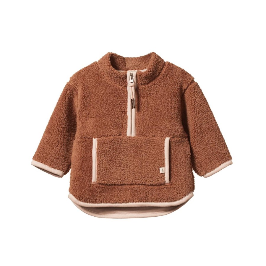 Child [2-14] Nature Baby Outerwear | Nature Baby Ranger Pullover - Hazelnut