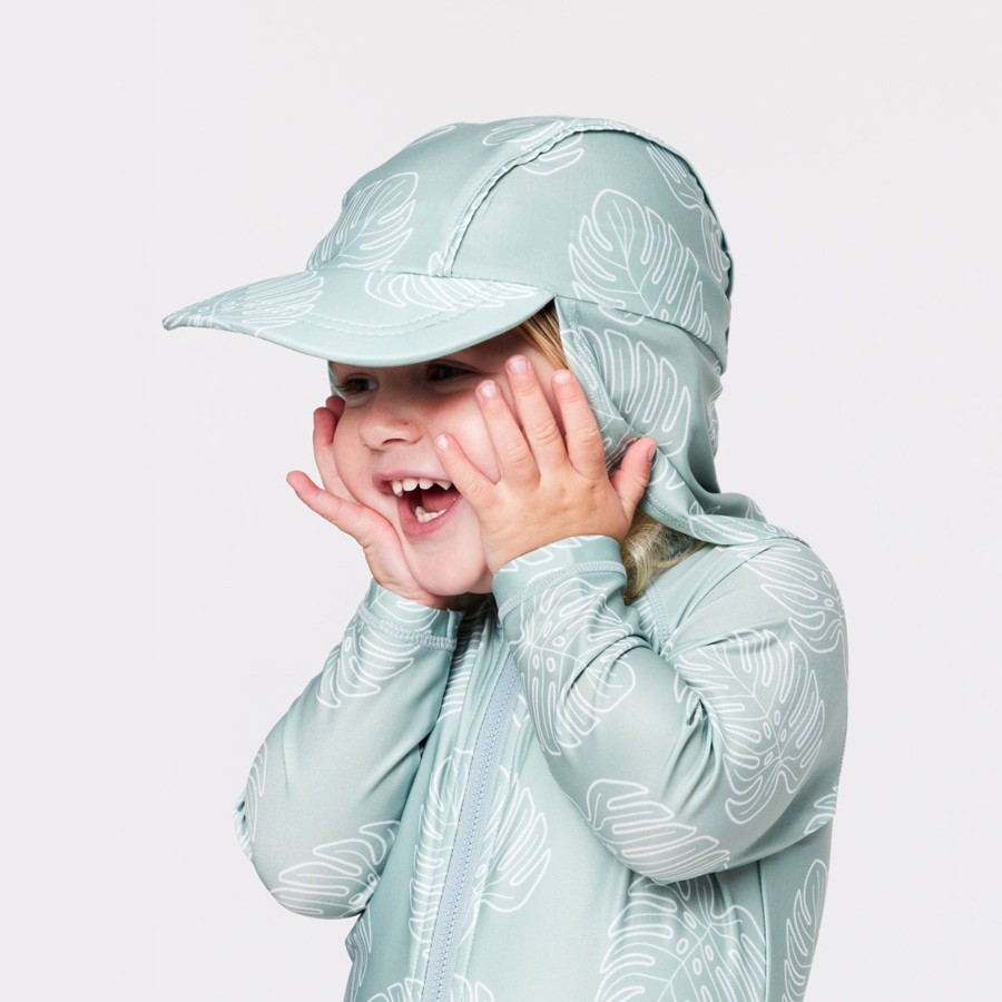 Baby [0-23M] Crywolf Swim | Crywolf Legionnaire Hat Jade Monstera