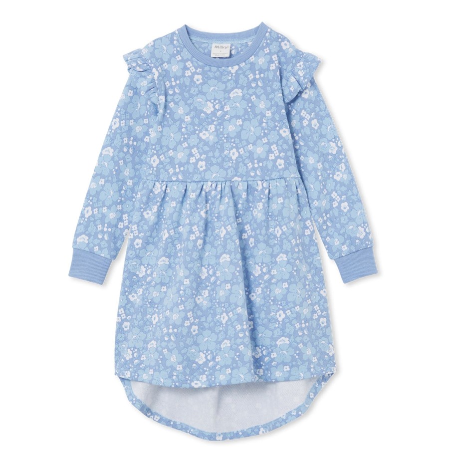 Child [2-14] Milky Dresses | Milky Hi-Lo Dress - Bluebell