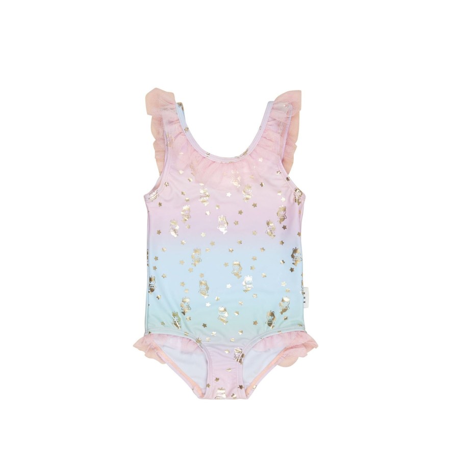 Baby [0-23M] Huxbaby Swim | Huxbaby Star Mermaid Flounce Swimsuit