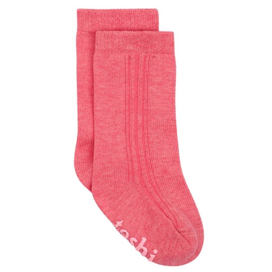 Child [2-14] Toshi Socks + Tights | Toshi Organic Knee Dreamtime Socks - Fuschia