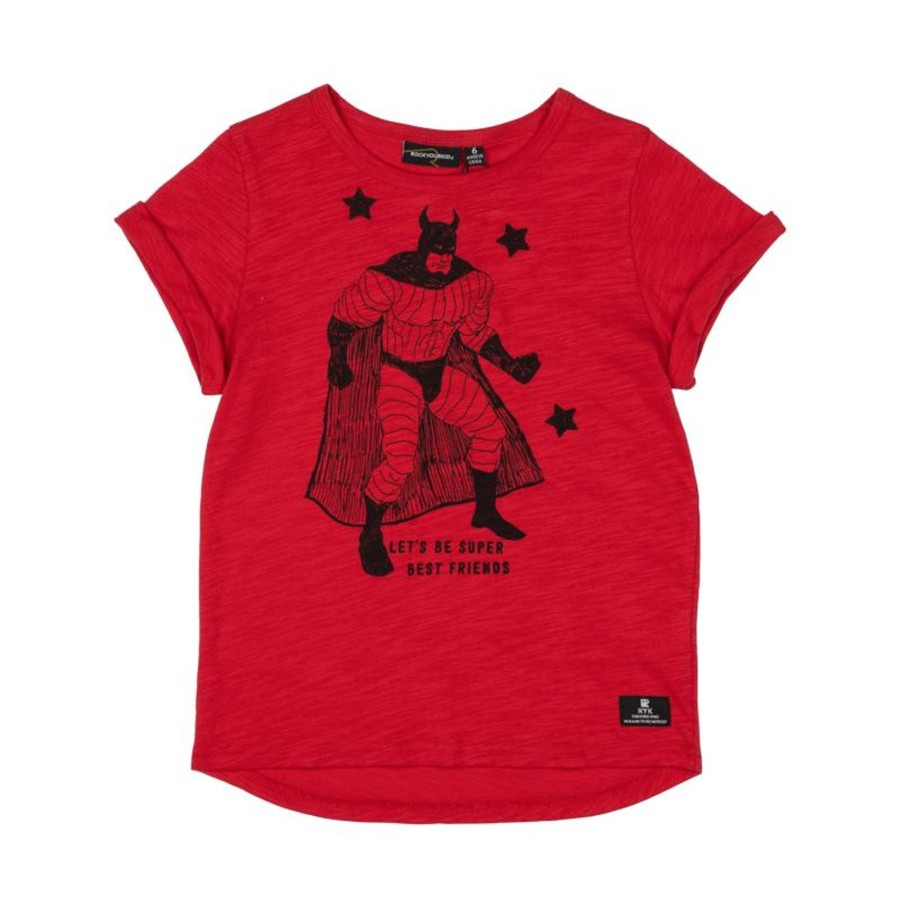 Child [2-14] Rock Your Baby Tops | Rock Your Baby Super Best Friend T-Shirt