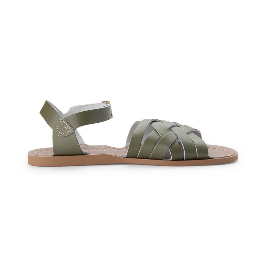 Grown Ups Saltwater Sandals | Saltwater Sandals Adults Retro Olive