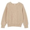 Baby [0-23M] Milky Knitwear | Milky Cable Knit Jumper - Fleck