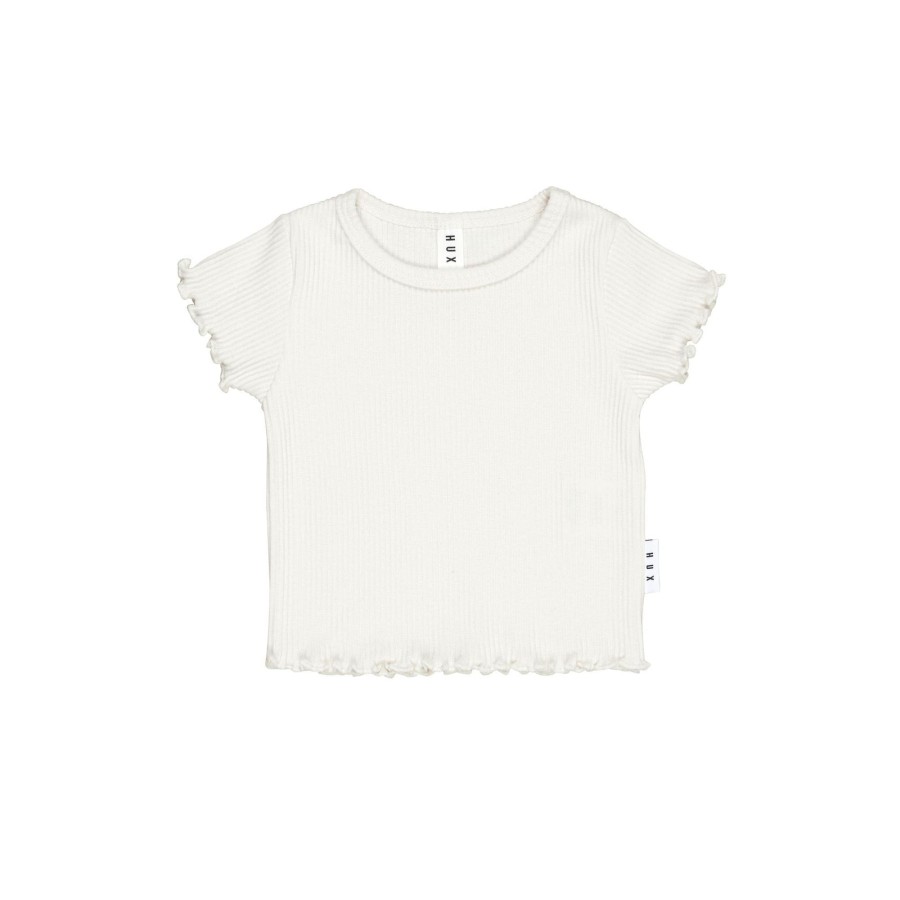 Child [2-14] Huxbaby Tops | Huxbaby Almond Milk Rib Tee