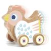 Baby [0-23M] Djeco Wooden Toys | Babysing Hen On Wheels