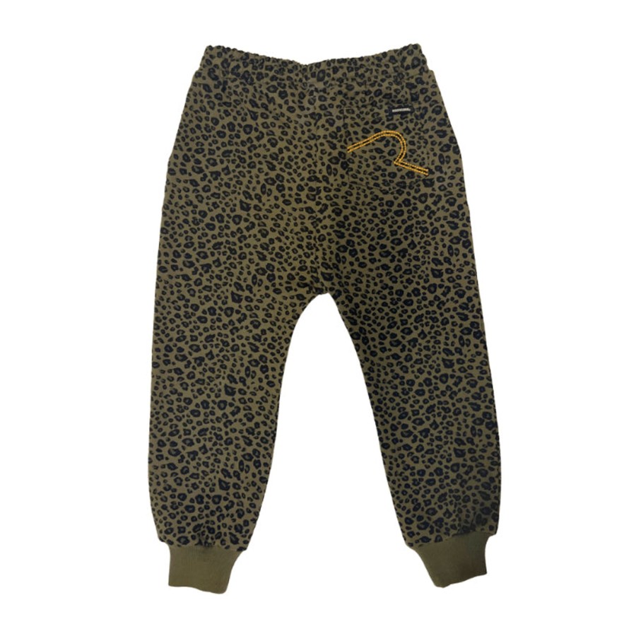 Child [2-14] Rock Your Baby Bottoms | Rock Your Baby Khaki Leopard Trackies