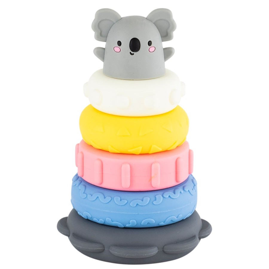 Baby [0-23M] Tiger Tribe Graspers + Stackers | Silicone Stacker - Koala