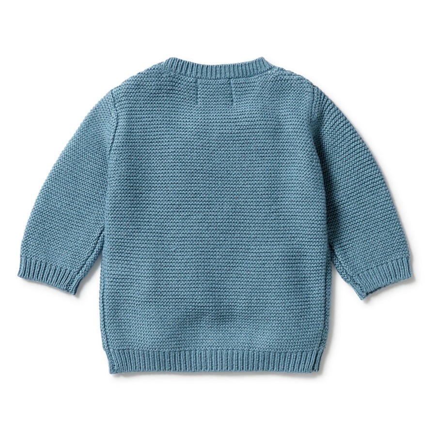 Child [2-14] Wilson & Frenchy Jumpers | Wilson And Frenchy Knitted Cable Jumper - Bluestone