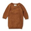 Child [2-14] Wilson & Frenchy Knitwear | Wilson And Frenchy Knitted Cable Dress - Spice