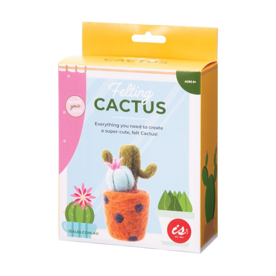 Play + Learn IS GIFT Small + Fun | Felting Kit - Cactus