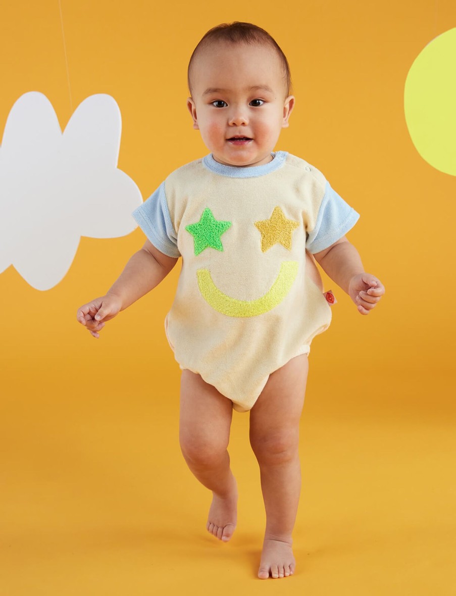 Baby [0-23M] Halcyon Nights All In One | Halcyon Nights Terry Bodysuit - Starry Eyed